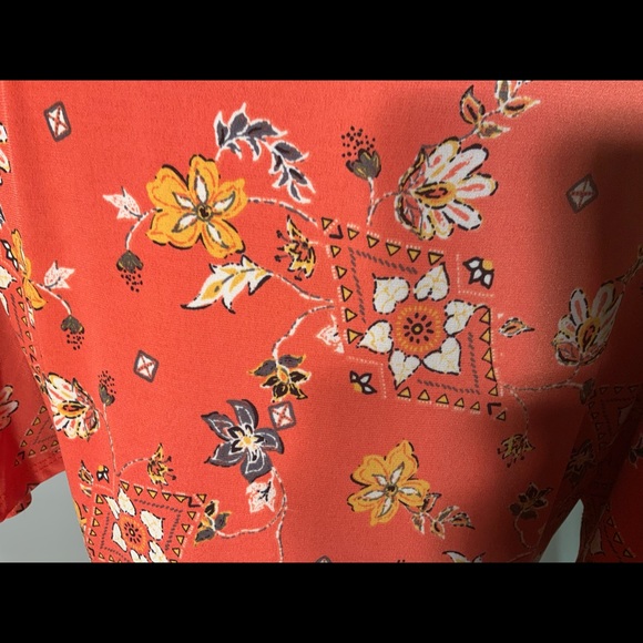 Torrid Beautiful Dark Orange Dress size 0x - Picture 5 of 6